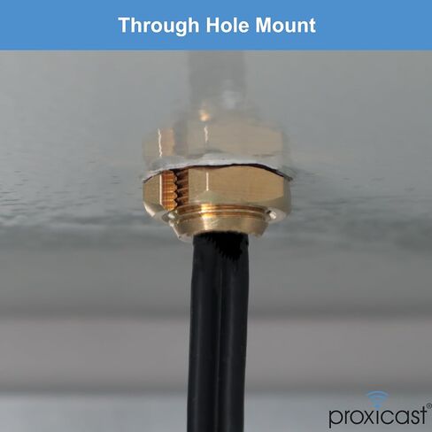Proxicast Ultra Low Profile MIMO 4G / 5G هوائي متعدد الاتجاهات مثبت على المسمار لأجهزة المودم وأجهزة التوجيه AT&T T-Mobile (وغيرها) مع مقابس هوائي خارجي SMA (ANT-122-S02) in Kuwait