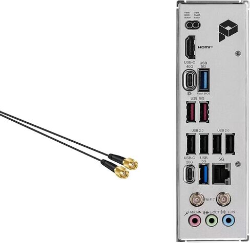 WiFi 6E WiFi 7 Tri-Band Performance RP-SMA Connector Antenna for MSI MAG B550/ B550M-VC/ B550M PRO-VDH/MAG B650/ PRO B650M-A/ B760/ PRO B760-P/MAG B760M/ Z790/ PRO Z790-A MAX Gaming Motherboard in Saudi Arabia