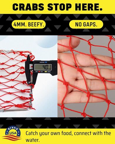 2 Pack Castable Crab Trap Kit, Foldable Crab Trap with Rope Bait Clip | Castable Crab Cage for Blue Crabs, Includes Collapsible Bucket , Portable Crabbing Equipment for Pier, Jetty Surf Fishing in Saudi Arabia