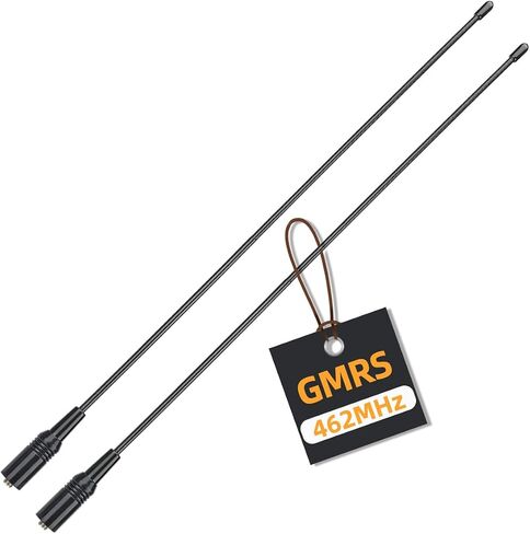 ABBREE AR-771C GMRS Antenna (462-467MHz) 15.3inch Flexible Whip Antenna SMA-Female for Baofeng UV-5R UV-5G Mini GM-15Pro UV-5G Plus TD-H3 UV-9G TD-H5 GMRS GM-30 Plus Radio Accessories,2Pack (Orange) in Saudi Arabia