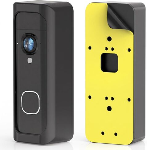 No Drill Doorbell Mount Compatible with Blink Battery Doorbell 2K+, Anti-Theft Doorbell Holder for Apartment Door, Full Cover Adhesive Mounting Bracket Accessories for Home in Saudi Arabia