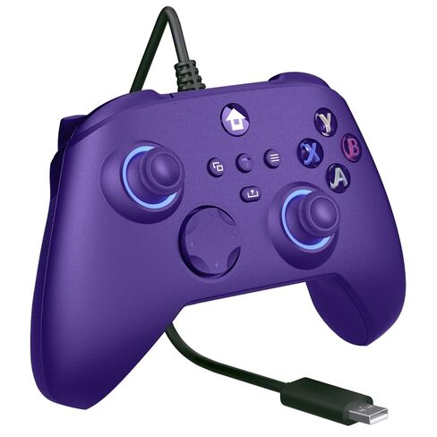 YUYIU Wired RGB Controller for Xbox One, Xbox Series X|S, PC, Steam, iOS | Wired Gaming Controller with Hall Effect Joystick/Trigger, Macro, Turbo, 3.5mm Audio Jack, Vibration (Phantom Black, 7.2FT) in Saudi Arabia