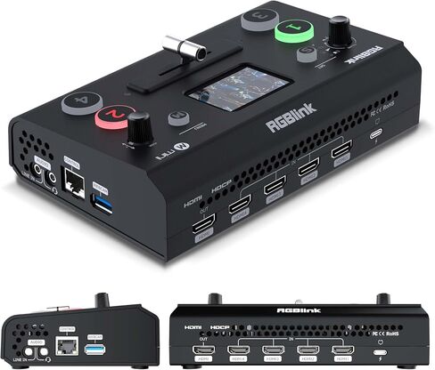 RGBlink Video Capture Card for Streaming, PCIe/Internal Capture Card Alternative, 4 HDMI to USB, Stream & Record in 1080P, Capturadora de Video for PS5/4 Pro, Xbox Series to OBS, Twitch, Zoom, YouTube in Saudi Arabia