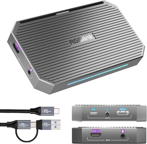 RGBlink Video Capture Card for Streaming, PCIe/Internal Capture Card Alternative, 4 HDMI to USB, Stream & Record in 1080P, Capturadora de Video for PS5/4 Pro, Xbox Series to OBS, Twitch, Zoom, YouTube in Kuwait