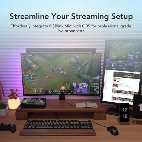 RGBlink Video Capture Card for Streaming, PCIe/Internal Capture Card Alternative, 4 HDMI to USB, Stream & Record in 1080P, Capturadora de Video for PS5/4 Pro, Xbox Series to OBS, Twitch, Zoom, YouTube in Kuwait