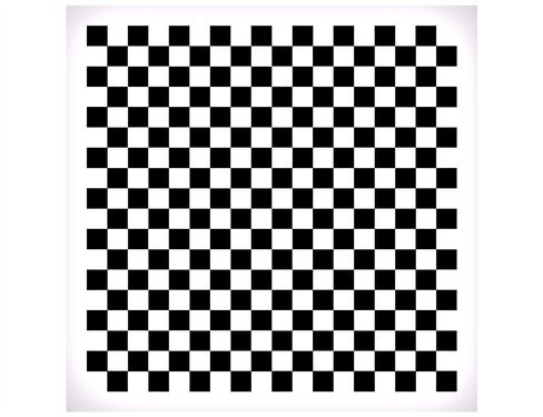 Check Board Calibrator Lens Focus Calibration Chart Checkerboard Pattern Calibrating PET Or Aluminium Oxide Chess Board 18×18 (100×100), Aluminium Oxide in Kuwait