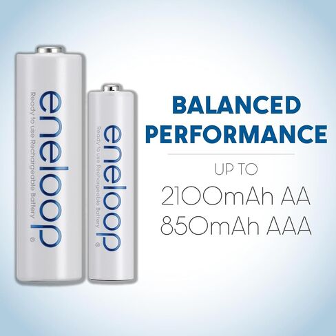 حزمة الطاقة Eneloop Panasonic K-KJ55MBS66A؛ 6AA، 6AAA، وبطارية متقدمة شاحن سريع لمدة 3 ساعات in Kuwait