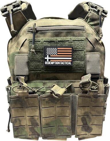 Redemption Crusader 2.0 Molle Quick Release Buckles Airsoft Vest With Adjustable Size Sides And Triple Pouch in Saudi Arabia