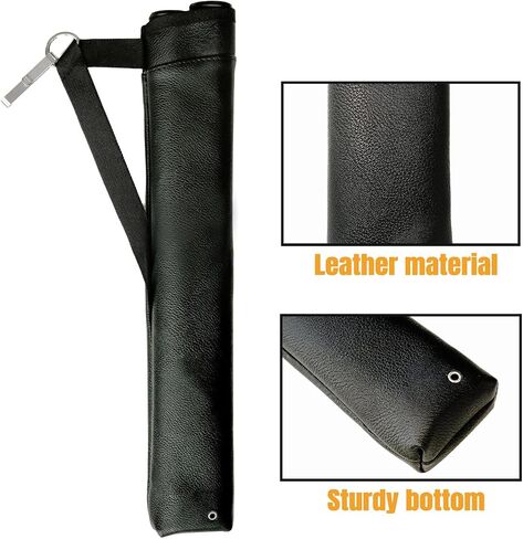 Archery Arrow Quiver Hip Tube Quiver with 2-Tubes and Belt Clip Lightweight for Youth Carbon Wooden Crossbow Arrows Holder in Saudi Arabia