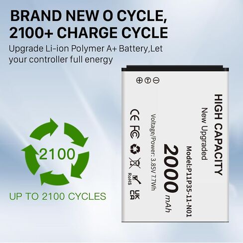 2 pack Battery for TI-84 Plus CE, 2000mAh High Capacity Battery Replacement for Texas Instruments TI-84 CE, TI Nspire CX/CX II, TI Nspire CX CAS/CX II CAS,P/N:P11P35-11-N01/3.7L1200SPA (no tool) in Kuwait