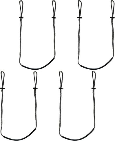 CDIYTOOL 4PCS Hunting Climbing Aider Daisy Chain Single/Double Step Aider Hand-Braided Portable Tree Climbing Rope Saddle Hunting Accessories in Kuwait