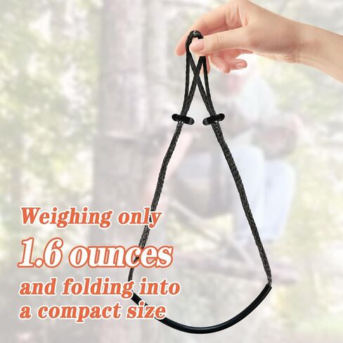 CDIYTOOL 4PCS Hunting Climbing Aider Daisy Chain Single/Double Step Aider Hand-Braided Portable Tree Climbing Rope Saddle Hunting Accessories in Kuwait