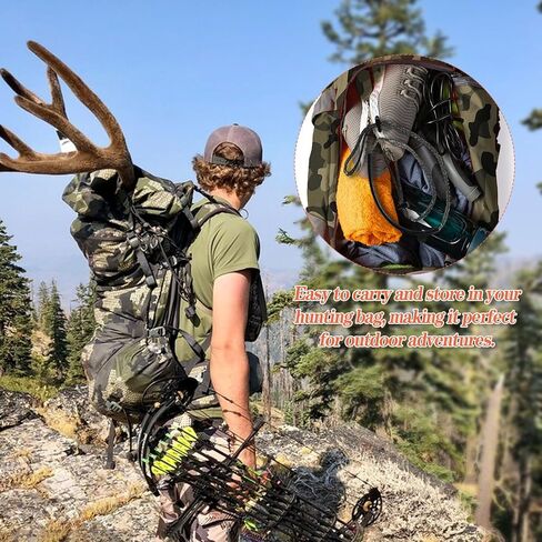 CDIYTOOL 4PCS Hunting Climbing Aider Daisy Chain Single/Double Step Aider Hand-Braided Portable Tree Climbing Rope Saddle Hunting Accessories in Kuwait