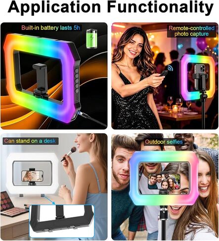 360 Photo Booth for Parties 31.6"/80cm for 3-5 People,360 Booth Free Custom Logo,Square LED Light Lasts 6-8H, App & Remote 360 Photo Booth Machine Automatic Rotation Photography and Video Recording in Saudi Arabia
