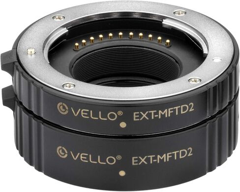 Vello EXT-MFTD2 Auto Extension Tube Set for Micro 4/3 Mounts and Lenses in Saudi Arabia