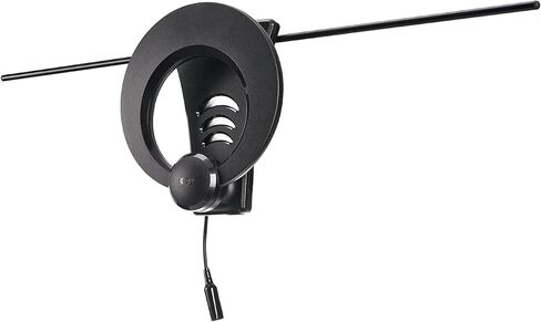 Antennas Direct ClearStream 1MAX HDTV Antenna UHF VHF Multi-Directional, 40+ Mile Range, 4K 8K UHD, NEXTGEN TV – w/Adjustable Mounting Hardware(Black) in Saudi Arabia