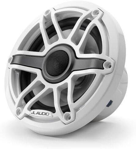 JL Audio M6 Series 6.5" Marine Coaxial Speakers w/Gloss White Sport Grille - M6-650X-S-GwGw [010-03090-00] in Saudi Arabia