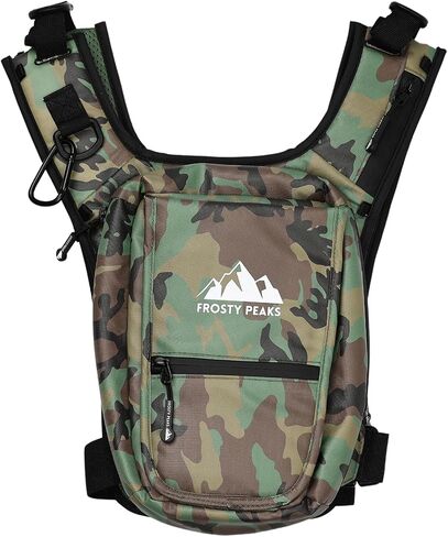 Chest Pack with Flip-Access Phone Pocket — Minimalist Chest Rig for Skiing, Snowboarding, Hiking & Travel | Phone Usable While in Pocket | Adjustable Vest Bag for Men & Women in Kuwait