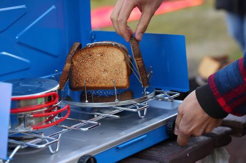 Coghlan's Camp Stove Toaster – Stainless Steel, Lightweight, Portable and Compact Design for Outdoor Cooking, Toasts Up to 4 Slices at a Time, Perfect for Camping, Hiking, Backpacking, and Picnics | Compact Design for Outdoor Cooking, Toasts Up to 4 Slice in Saudi Arabia