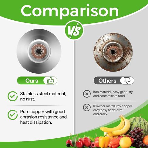 for Oster Blender Replacement Parts Ice Blade with Jar Base Cap & 2 Gaskets | Food-Grade Materials, BPA-Free, Fits for Osterizer Series Blender Accessories, Stainless Steel Blades, Blends Smoothly in Saudi Arabia