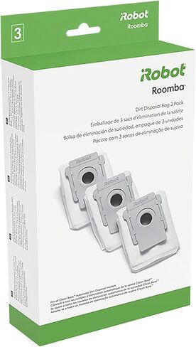 iRobot Authentic Replacement Parts - 12 Count Replacement Dirt Disposal Bags for Select Clean Base and AutoWash Dock Models i1, i2, i3, i4, i5, i6, i7, i8, j5, j6, j7, j8, j9, s9, Combo 10 in Saudi Arabia
