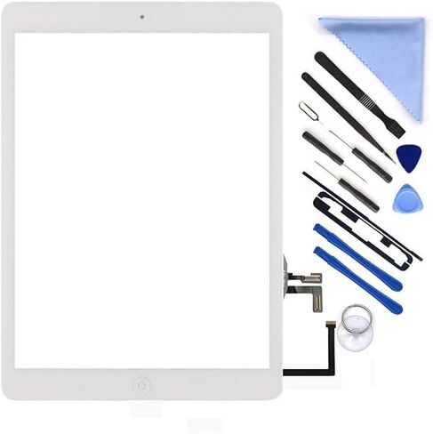 for iPad Air 1st Touch Screen Digitizer Glass Replacement 9.7" A1474 A1475 A1476 with Home Button,Camera Holder,Tool Kit in Saudi Arabia