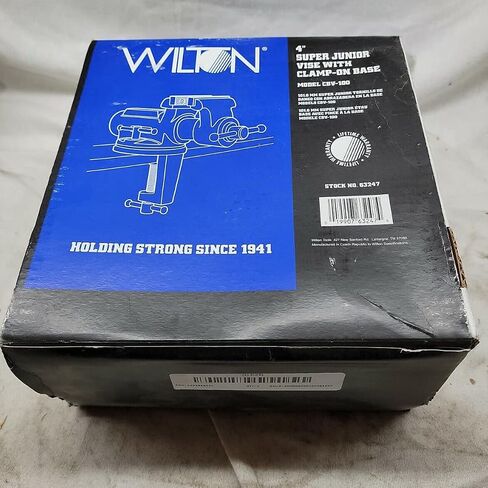Wilton Super-Junior Clamp-On Vise, 4" Jaw Width, 2-1/4" Jaw Opening, 2" Throat (Model CBV-100) in Kuwait