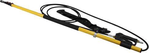 24 ft Telescoping Pressure Washer Wand 3800 PSI – Fiberglass Extension Pole with Support Belt, Trigger Gun, Steel Braided Hose, M22 Stainless Lance – High Reach Cleaning in Saudi Arabia