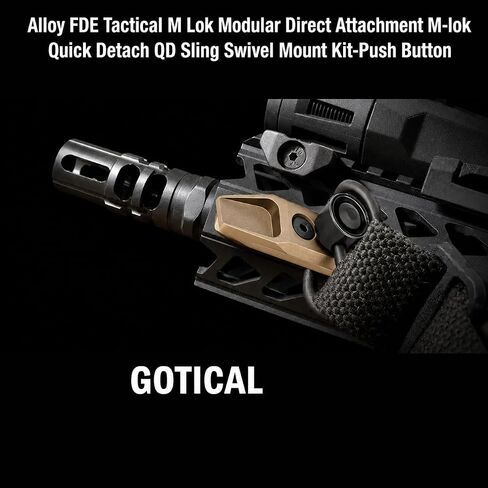 Alloy Dark Earth Tactical Key Mod Direct Attachment Mount Kit-Push Button in Saudi Arabia