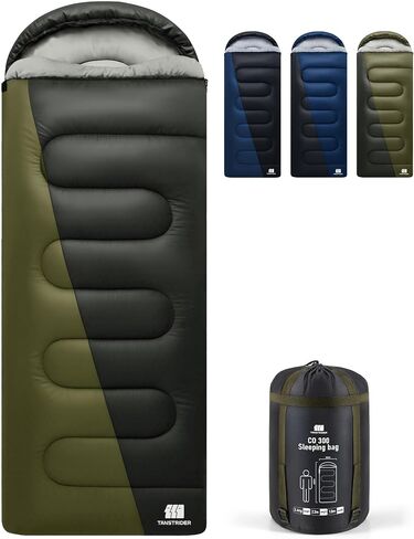 XXL Sleeping Bags for Adults Teens, 4 Season Camping Sleeping Bag Waterproof,Machine Washable Backpacking Gear for Cool Weather,Outdoor Hiking Hunting,with Compression Sack,90x39 in Saudi Arabia