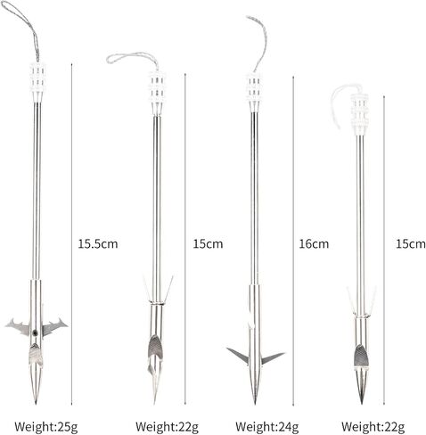 Fishing Slingshot Dart - 12 Pack 6 Inch Hunting Fishing Arrowheads Catapult Dart For Adult Bowfishing Crossbow in Saudi Arabia