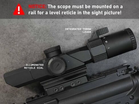 Monstrum Archangel SE 1-6x SFP LPVO Scope with Integrated Mount in Saudi Arabia