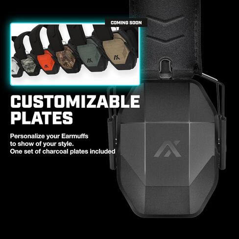 AXIL MX PASSIVE Earmuffs - 30 SNR / 23 NRR Noise Reduction & Protection | Passive Hearing Protection, Helmet-Compatible, Durable Ear Protection For Work And Outdoor Use in Saudi Arabia