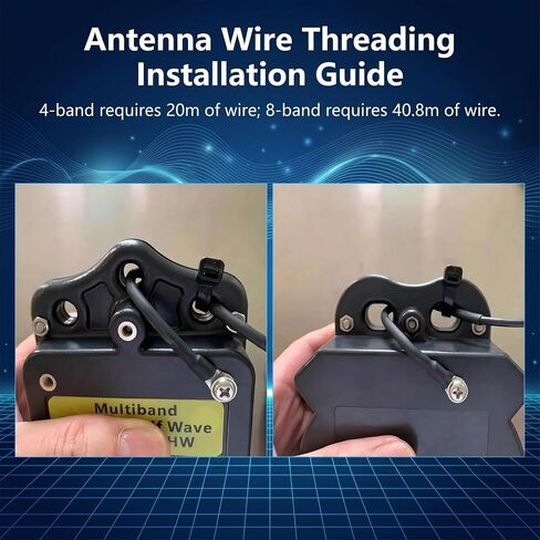 Upgraded 150W HF End Fed Antenna Balun, 1-30MHz CW FM AM FT4 FT8 SSB Multiband End Fed Half Wave Antenna Balun 4 Band 8 Band for Outdoor 1:64 1:49 in Saudi Arabia