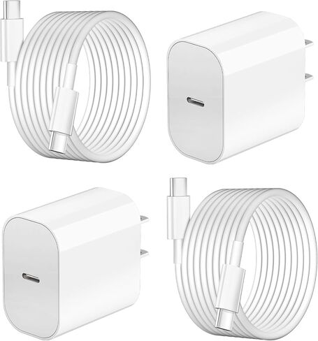 iPhone Fast Charger,Apple Charger Super Quick iPhone Charger Fast Charging,2Pack 10FT Long Type-C to Lightning Cable Cord USB C Wall Charger Block Adapter for iPhone 14 13 12 11/13Pro Max/12Mini/XS/XR in Saudi Arabia