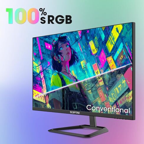 Sceptre 32-inch 4K UHD 3840 x 2160 Monitor 70Hz DisplayPort x2 HDMI x2 100% sRGB Build-in Speakers, Machine Black 2026 (U325W-UPT Series) in Saudi Arabia