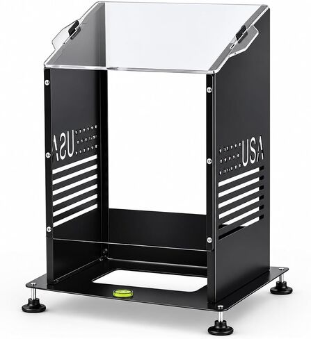 Metal Protective Golf Simulator Case for The R50, Built-in Level & Adjustable Height, Protects Against Collisions and Ventilation Design.Suitable for Golfers Indoor/Outdoor Use in Saudi Arabia