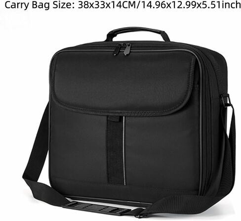 Carrying Bag for ViewSonics PX700HDH Projector | Storage Case Bag for ViewSonics PA503HD/LS740HD/PS502W/PA503S Projector & Accessories, Wear-resistant & Shockproof in Saudi Arabia
