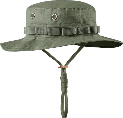 GLORYFIRE Military Tactical Boonie Hats for Men Women Hunting Fishing Cap | Foldable Fishing Hat, UV Protection, Ventilated Crown, Breathable, Adjustable Chin Cord, Hunting Fishing Outdoor in Saudi Arabia