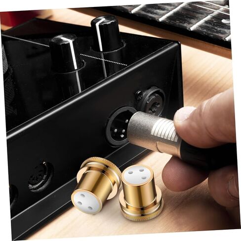 2pcs Balanced Cap XLR Noise Reducing Caps XLR End Caps Speaker Accessories XLR Balance Adapter Caps Microphone Audio Adapter Cap XLR Cable Cap XLR Caps XLR Dust Cap in Saudi Arabia