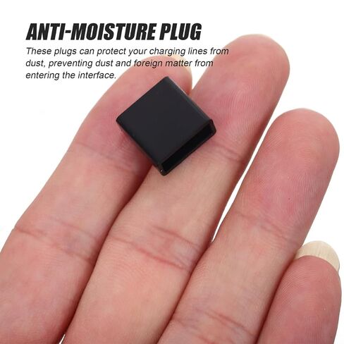 Hemobllo 20 حزمة من أغطية الغبار USB الذكور، واقيات منفذ USB لمحركات الأقراص المحمولة، وكابلات الشحن وأغطية خطوط البيانات، وأغطية غلاف مقاومة للغبار للمساعدة في تقليل الخدوش والحفاظ على الأوساخ in Kuwait