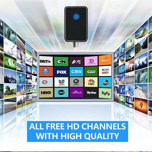 2026 Digital TV Antenna for Smart TV Indoor with Amplifier Signal Booster | TV Antennas for Local Channels, Long Range Reception, Support 4K 1080P, Easy Installation, HD Coaxial Cable in Saudi Arabia