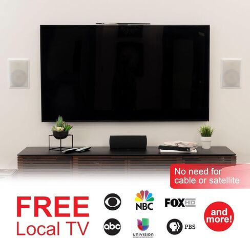 GE Hover Amplified HD Digital TV Antenna, Easy Mount on Top Design in Saudi Arabia