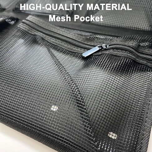 LAFENLIN Square Lid Organizer for Pelican 1510 Case,Hook & Loop-Screws Inc. | Upgraded 5-pocket Thick Mesh Lid Organizer for Photographers & Divers. Secures Camera Gear & Tools, Durable Shockproof Design in Saudi Arabia