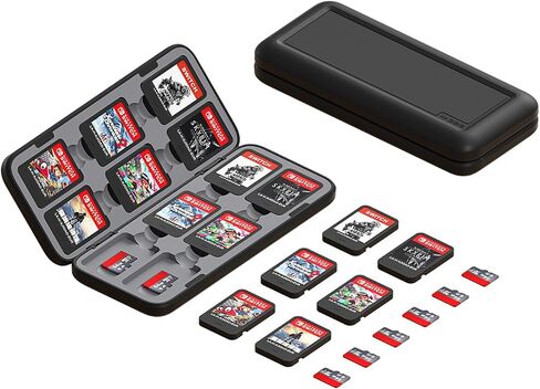 Hagibis Memory Card Case, Magnetic Portable Card Holder Anti-Shock Carrying Box for SD MicroSD SDXC SDHC CFE-A CFE-B Card TF Storage Box Water-Resistant，for SD/TF Card in Saudi Arabia