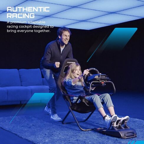 PLAYSEAT Challenge Racing Simulator Cockpit | Foldable & Adjustable | for High Performance Sim Racing | Compact & Flexible | Supports All Steering Wheels & Pedals | for PC and Console in Saudi Arabia