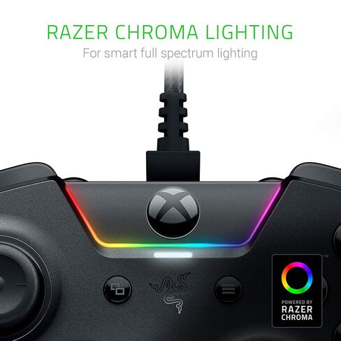 Razer Wolverine Ultimate Officially Licensed Xbox One Controller: 6 Remappable Buttons and Triggers - Interchangeable Thumbsticks and D-Pad - For PC, Xbox One, Xbox Series X & S - Black in Kuwait