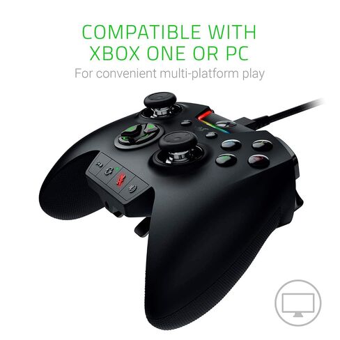 Razer Wolverine Ultimate Officially Licensed Xbox One Controller: 6 Remappable Buttons and Triggers - Interchangeable Thumbsticks and D-Pad - For PC, Xbox One, Xbox Series X & S - Black in Kuwait