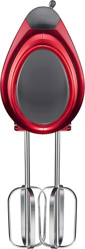 Hand Mixer Electric Handheld with Flat Bottom, Portable Mixer for Kitchen Baking Cake, Powerful Mixing for Thicker Doughs with dough hooks in Kuwait