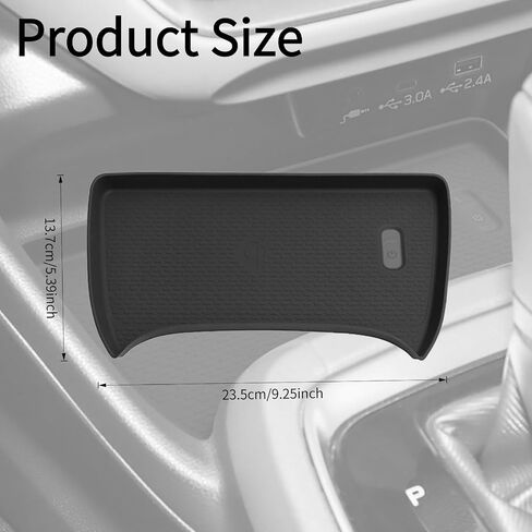 Wireless Charging Protective Mat for Subaru Crosstrek 2025, Car Wireless Charger Anti-Slip Pad, Cordless Charger Heat Insulating Silicone Material Non Slip Waterproof Accessories for Car Easy to Clean in Saudi Arabia